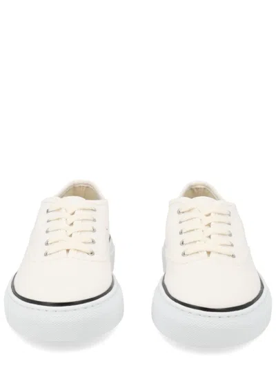 Jacquemus Les Fefe Logo-embroidered Canvas Sneakers In White