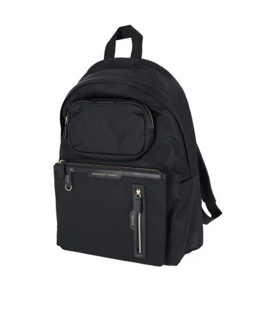 Anya Hindmarch Multi-pocket Backpack In Black