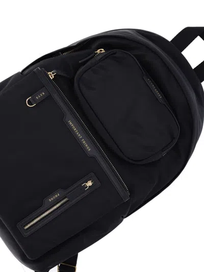 Anya Hindmarch Multi-pocket Backpack In Black