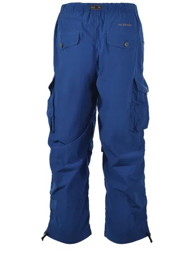 And Wander Technical Cargo Pants In Blue