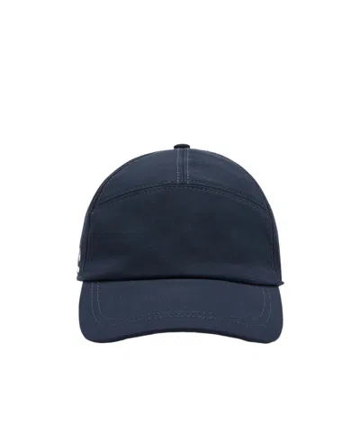 1989 Studio Solid Color Cap With Embroidered Logo In Blue
