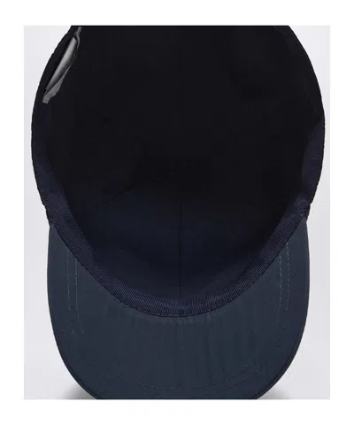 1989 Studio Solid Color Cap With Embroidered Logo In Blue