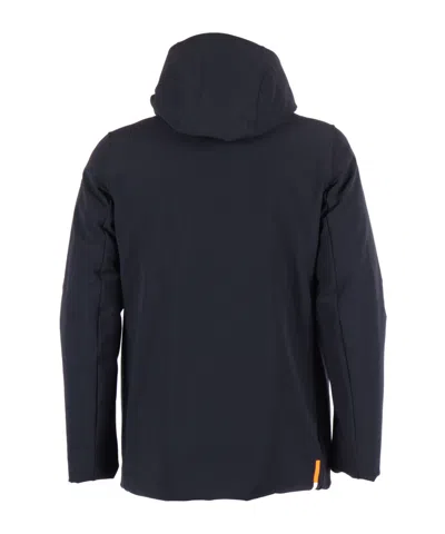 Rrd Lightweight Polyamide Blend Jacket With High Collar And Front Zip Closure In Black