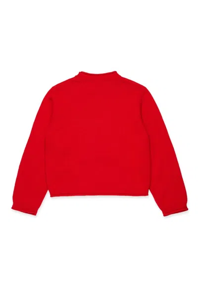 Maxco. Wool Blend Knit Sweater In Red