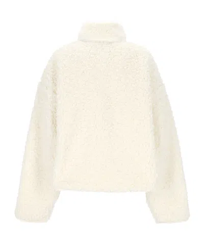 Entire Studios Teddy-effect Zip Jacket In Neutral