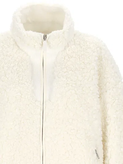 Entire Studios Teddy-effect Zip Jacket In Neutral