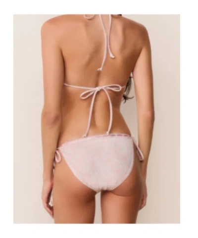 Loveshackfancy Harbor Tie-side Bikini In Neutral