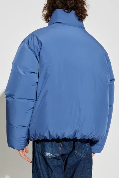 Dsquared2 Turtleneck Down Jacket In Blue