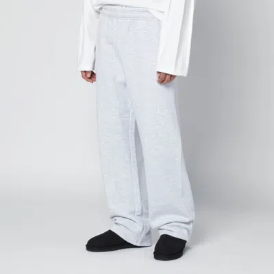 Entire Studios Cotton Joggers With Back Pocket And Elastic Waistband In White