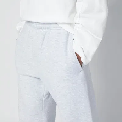 Entire Studios Cotton Joggers With Back Pocket And Elastic Waistband In White