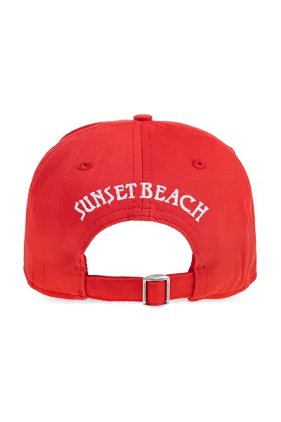 Dsquared2 Logo Patch Baseball Cap In Orange