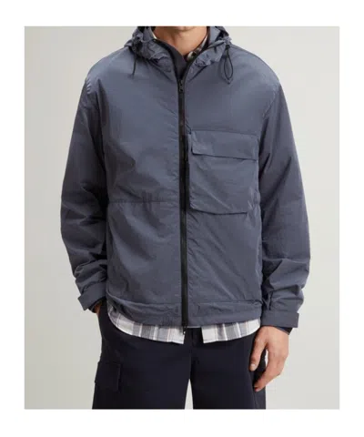 Woolrich Olmetex Jacket In Blue