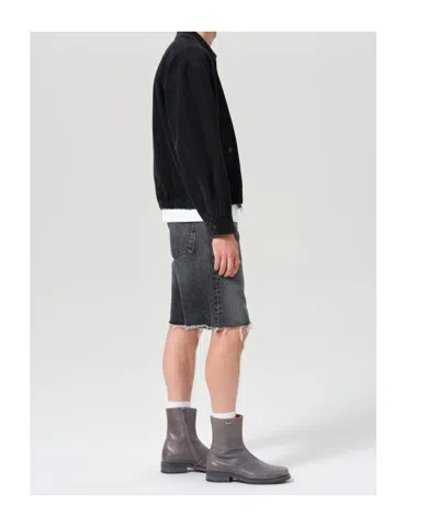 Agolde Anson Short In Gray