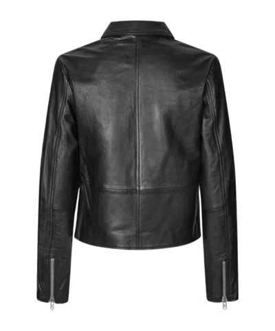 Samsoe & Samsoe Sashiloh Zip Jacket In Black