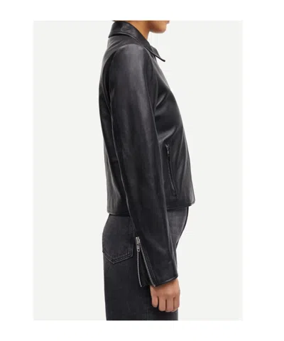 Samsoe & Samsoe Sashiloh Zip Jacket In Black