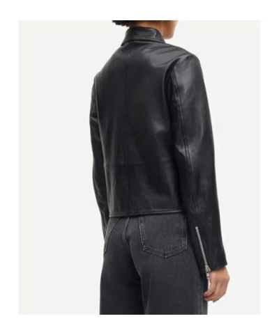 Samsoe & Samsoe Sashiloh Zip Jacket In Black