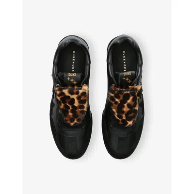 Duke & Dexter Men's Plus Designer Duke Black Sneaker - Men's