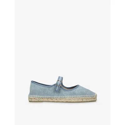 Castaã±er Padua Buckle-strap Espadrilles In Blue