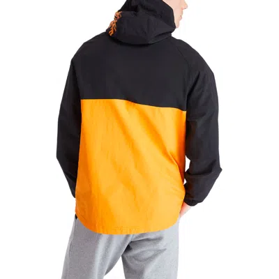 Timberland Pullover Windbreaker Jacket 'black Cheddar' In Multi