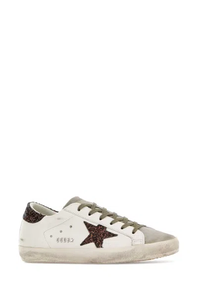 Golden Goose Deluxe Brand Women Super Star Leather Sneakers In Neutral