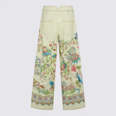 Etro Multicolor Jeans In Multi