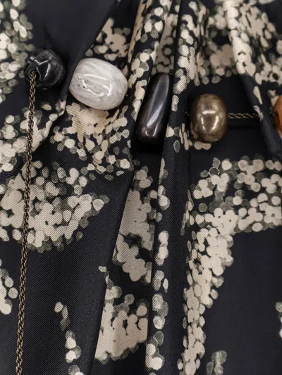 Max Mara Printed Silk-twill Midi Dress In Multi