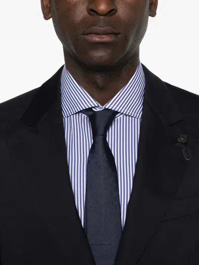 Lardini Buttoned Suit In Blue