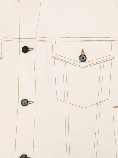 Lanvin Button-up Bomber Jacket In Neutral
