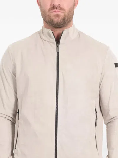 Rrd Zip Rib-knit Jacket In Multi