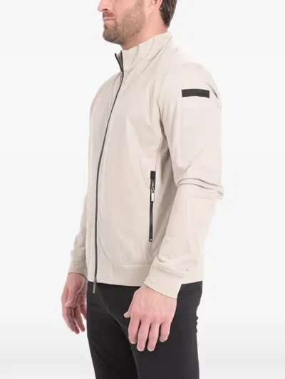 Rrd Zip Rib-knit Jacket In Multi