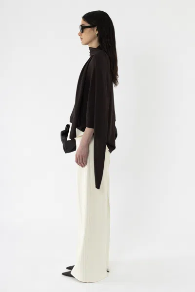 Arakii Structured Pants In White