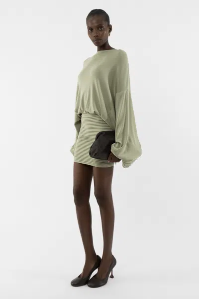 Arakii Mist Mini Dress In Gray