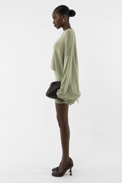 Arakii Mist Mini Dress In Gray