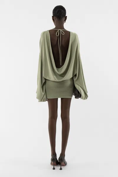 Arakii Mist Mini Dress In Gray