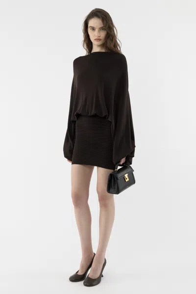 Arakii Mist Mini Dress In Black