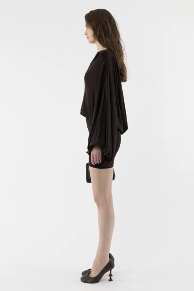Arakii Mist Mini Dress In Black