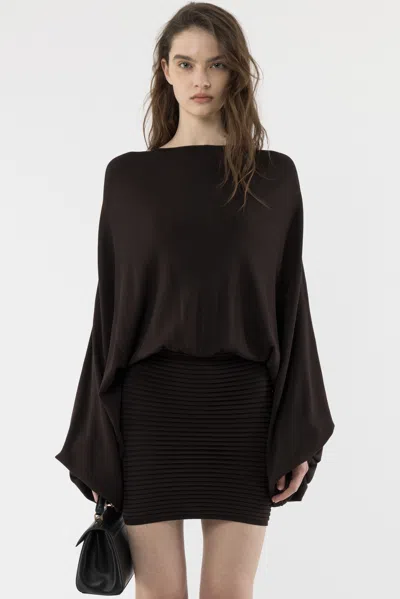 Arakii Mist Mini Dress In Black