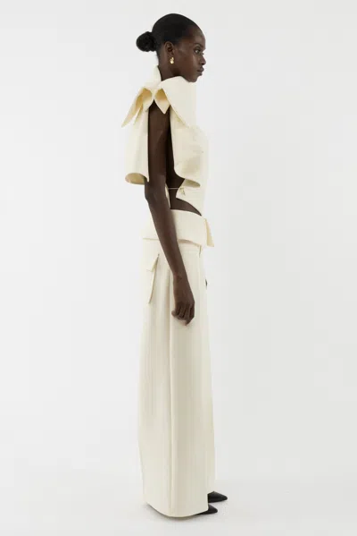 Arakii Structured Top In White