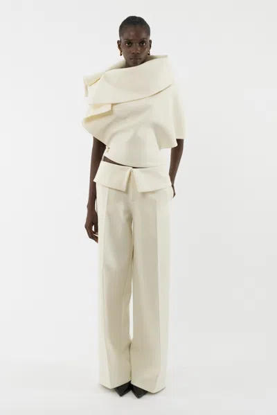 Arakii Structured Top In White