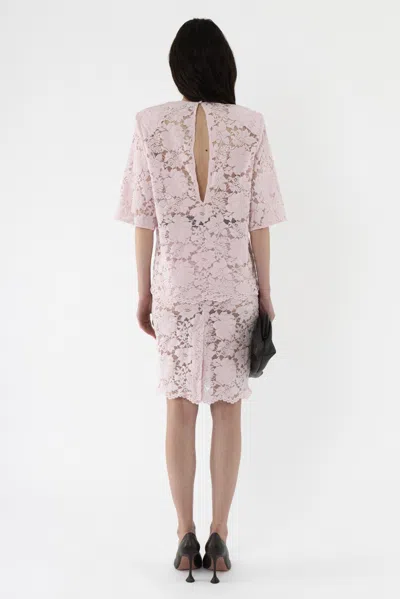 Arakii Velvet Lace T-shirt In Pink