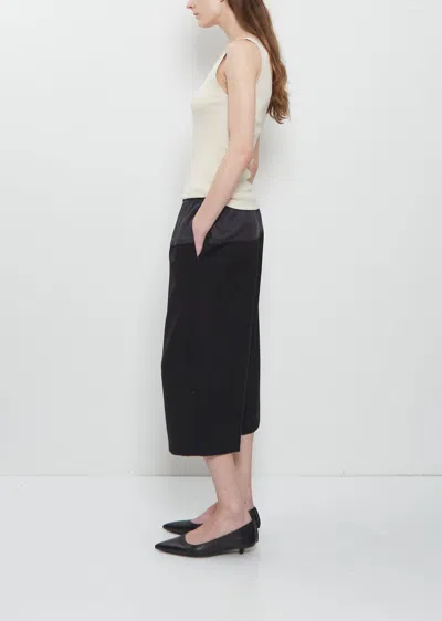 6397 Cropped Drawstring Pant In Black