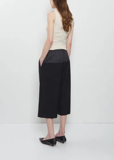 6397 Cropped Drawstring Pant In Black