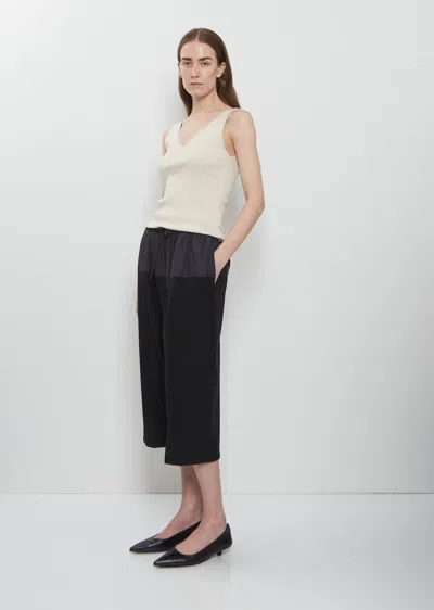 6397 Cropped Drawstring Pant In Black