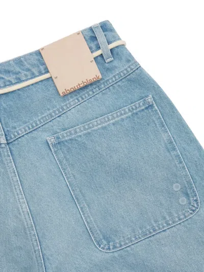 Aboutblank Drawstring Jeans In Blue
