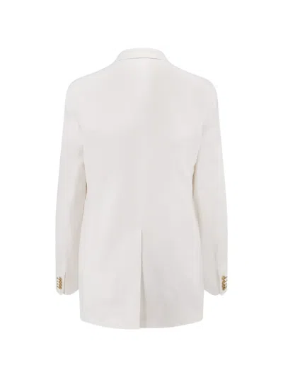 Tagliatore Double-breasted Buttoned Suit In White