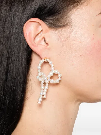 Completedworks Loop‐the‐loop Earrings In Metallic