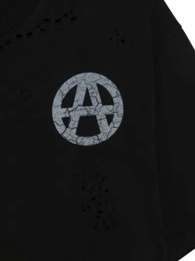 Acupuncture 1993 Anarchy Distressed T-shirt In Multi