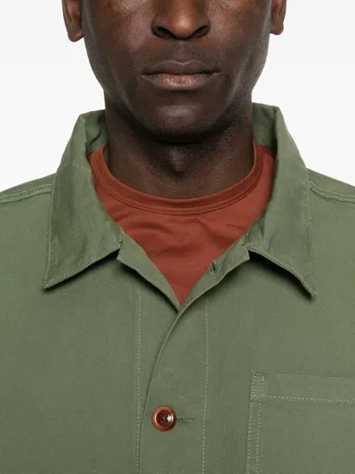 Uskees Button Pocket Jacket In Green