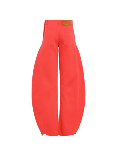 A.w.a.k.e. Logo-patch Jeans In Multi