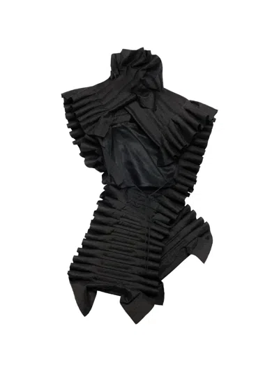 A.w.a.k.e. Ruffled Top In Multi